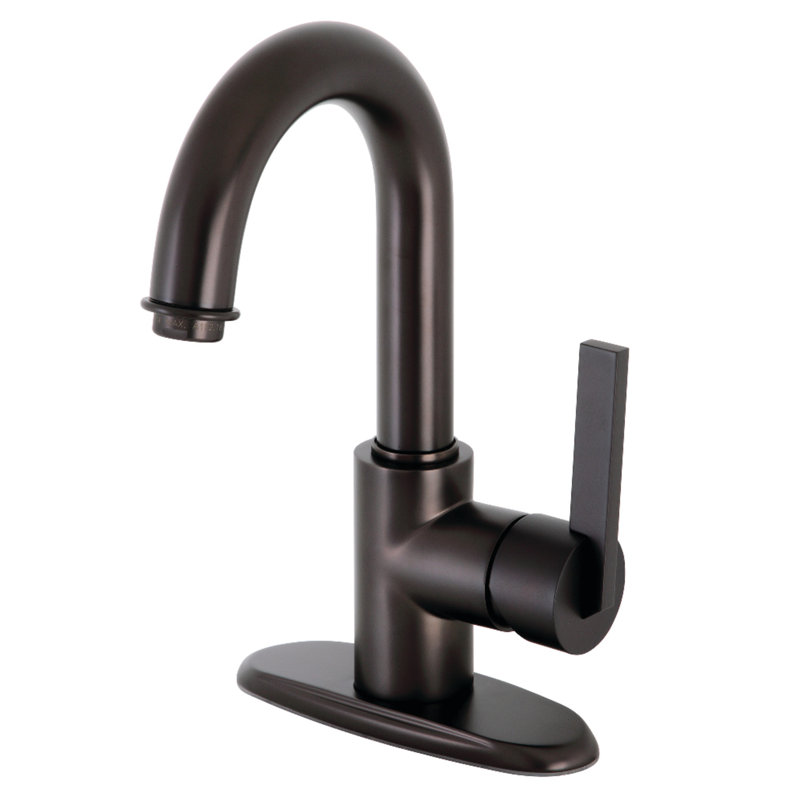 Continental Single Hole Bathroom Faucet with Drain Assembly