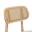 Chaise rembourrée en bois massif