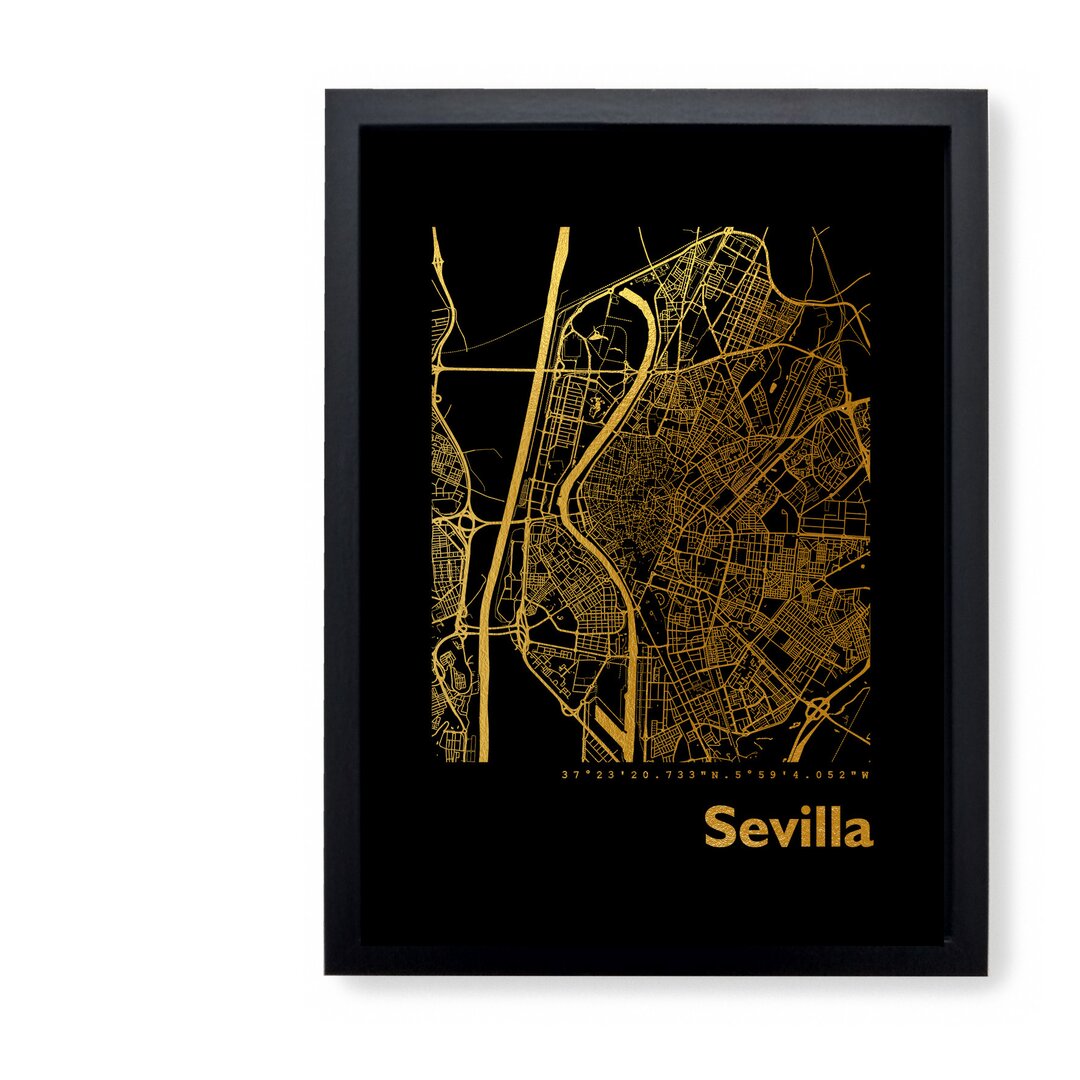 Gerahmter Grafikdruck Sevilla