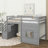 Jennylee Twin Loft Bed with Built-In Stairs-800746170