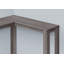 Console décorative - entrée étroite / table d'angle pour le salon ou la chambre à coucher - finition stratifiée grise moderne | Idée de cadeau
