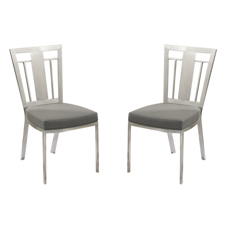 Chaise de salle à manger Abdulrazaq, Gris