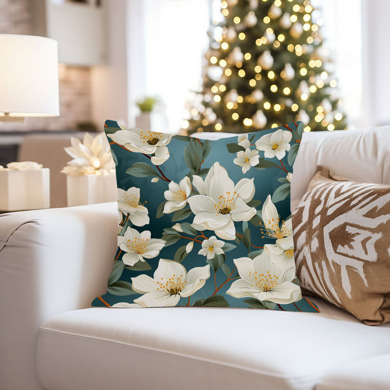 Floral Jasmine Flowers III Modern, 18"H x 18"W