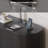70 "TV Stand With LED Lights & Hidden Power Strip-1351913117