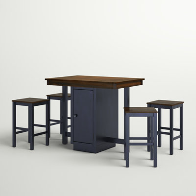 Haledon 4 - Person Pedestal Dining Set