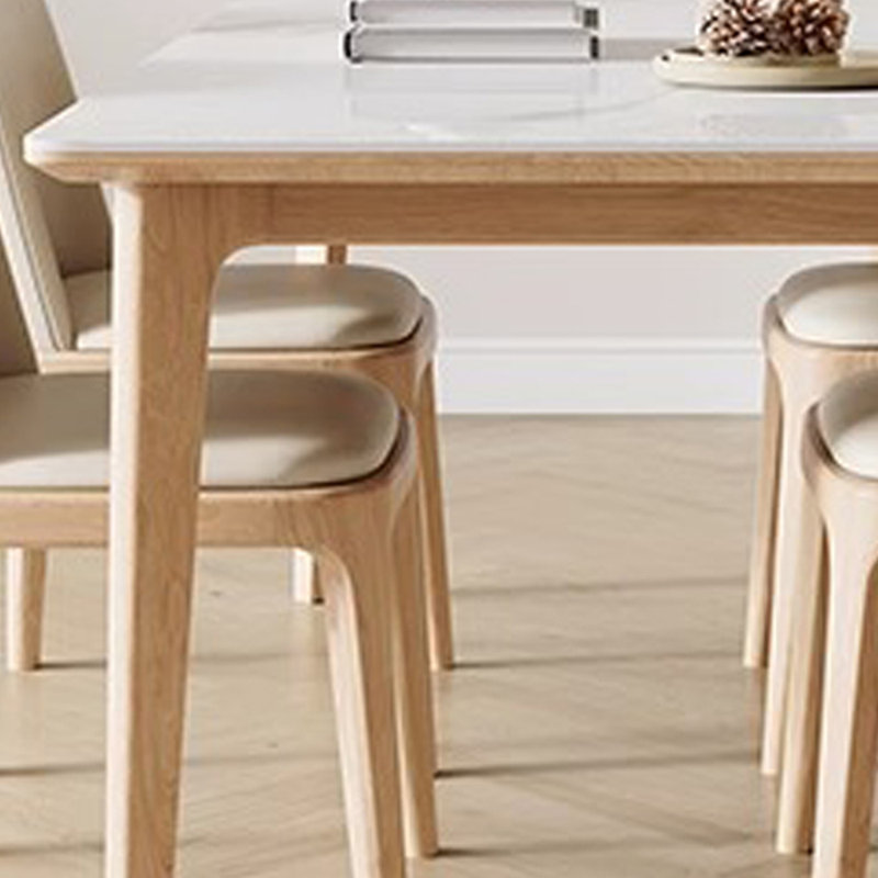 Table et chaise de salle à manger moderne et simple, H 29,5 po x L 70,8 po x l 31,4 po