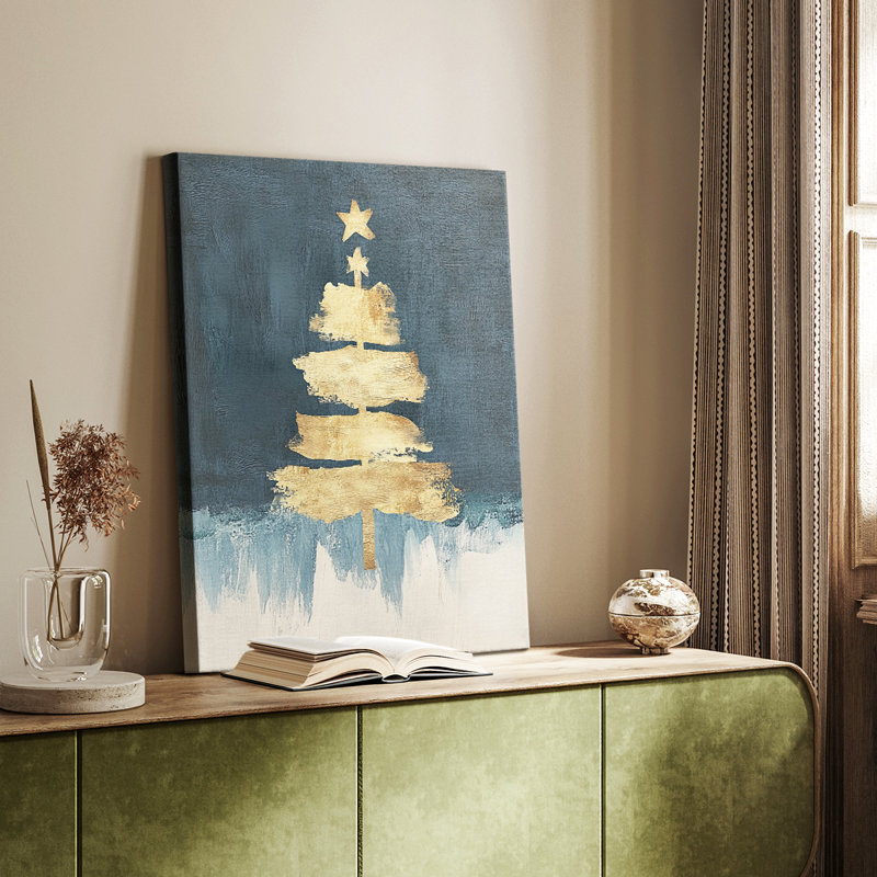 Christmas Holiday Art CXCV - galerie sur mesure Cavas, H 36 po x l 24 po