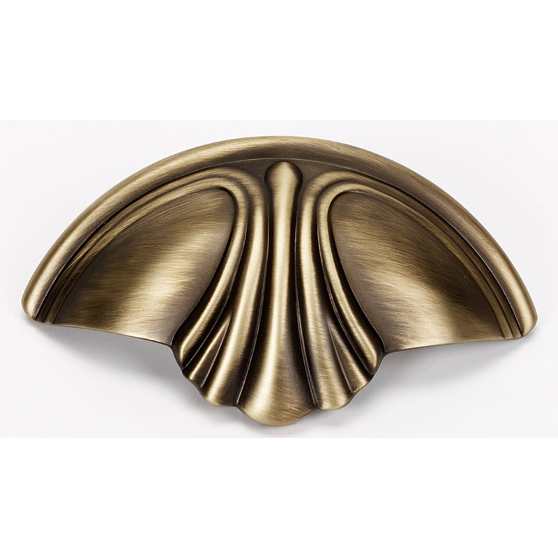 Venetian Cup / Bin Pull, Antique English Matte