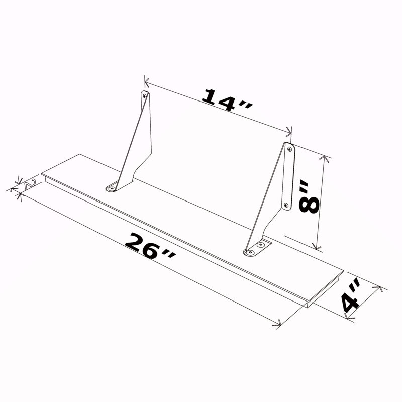Tablette murale Air