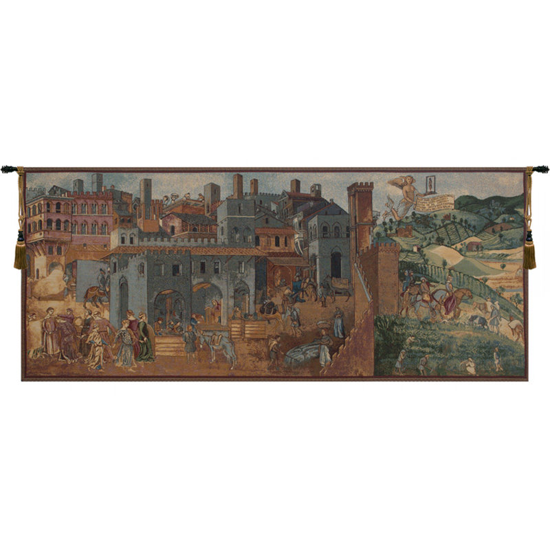 Italian Loom Woven Cotton Blend Wall Hanging
