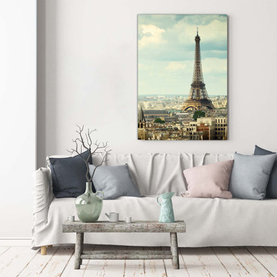 Eiffel Tower Paris - Wrapped Canvas Print