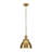 Elodie 1 - Light Brass Dome Pendant-303885084-303885087