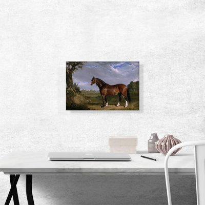 " A Clydesdale Stallion " by J.F. Herring Senior Painting Print