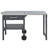 54.7'' Foldable Outdoor Kitchen Cart Bar Cart With Stainless Steel Top-1255959928