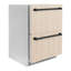 ZLINE Autograph Edition 24 In. Touchstone Refrigerator Drawer in Black Matte and Gold-676164371