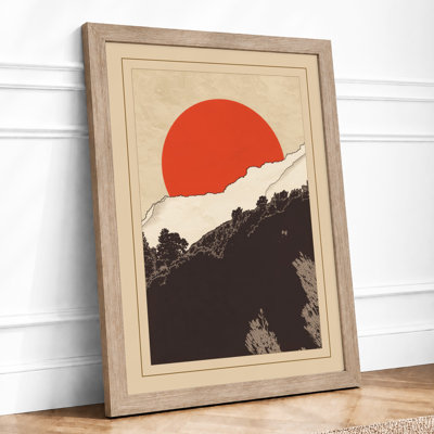 Solitary Sun Minimalist - Print