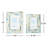 Ceramic Matte Picture Frame - Set of 2