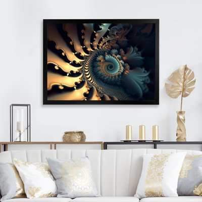 Turquoise Fractal Mystery IX " Turquoise Fractal Mystery IX "