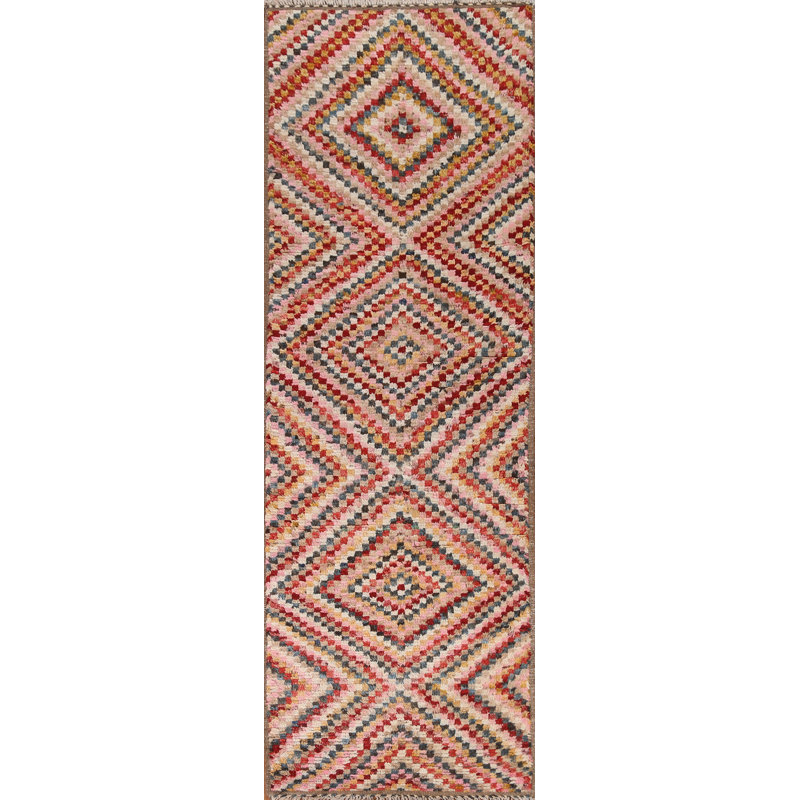 One-of-a-Kind Runner 3' X 9'8" New Age Runner Wool Area Rug in