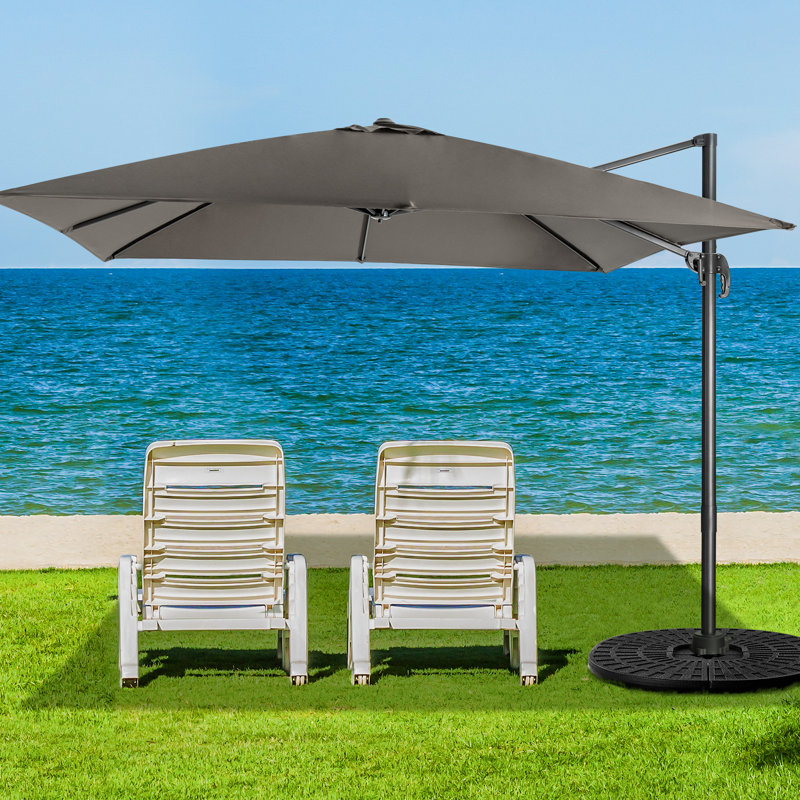 295cm Cantilever Parasol, Grey