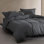 Ensemble de housse de couette en mélange de coton