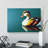 Electrifying Duck - Wrapped Canvas Print-1378720523