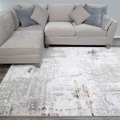 Grey/Gold Rug