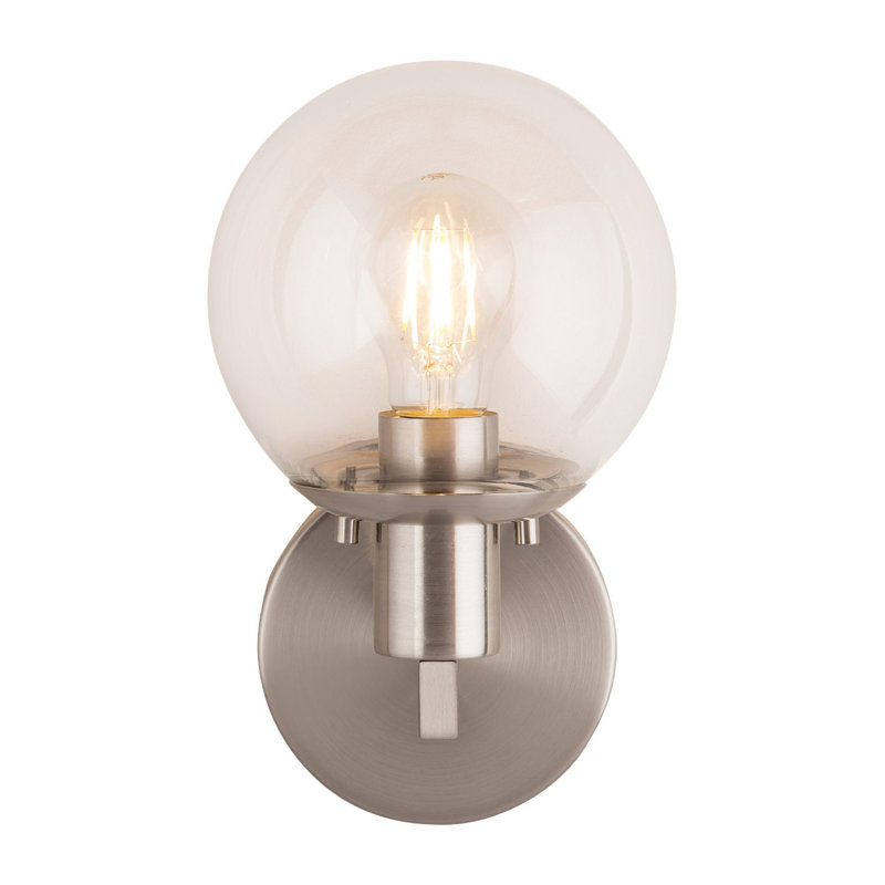 Casiyah Armed Sconce, Brushed Nickel