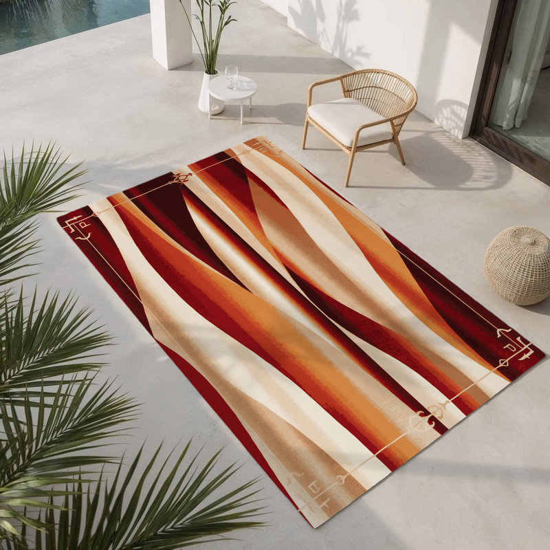 Vast Cascade Indoor And Outdoor Area Rug, Rectangle 2' x 3'