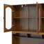 Bureau d'ordinateur de 47 po avec prise et huche pour bureau à domicile