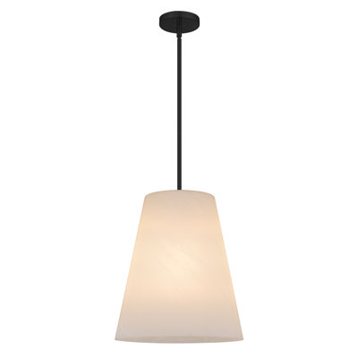Peregrine 1-Light Matte Black Pendant Light