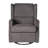 Jillean Upholstered Wingback Manual Rocking Glider Recliner Chair with 360° Swivel-1504135537
