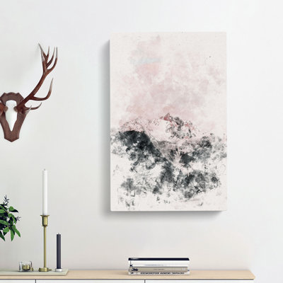 The Pink Mountain - Wrapped Canvas