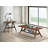 Mid-Century  Wood  Coffee Table Set