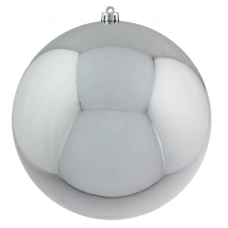 Bauble, Silver, 30cm Diameter