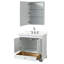 Ensemble de meuble-lavabo simple autoportant 30 po avec plateau en quartz Deborah-98084563-98084561-98084560