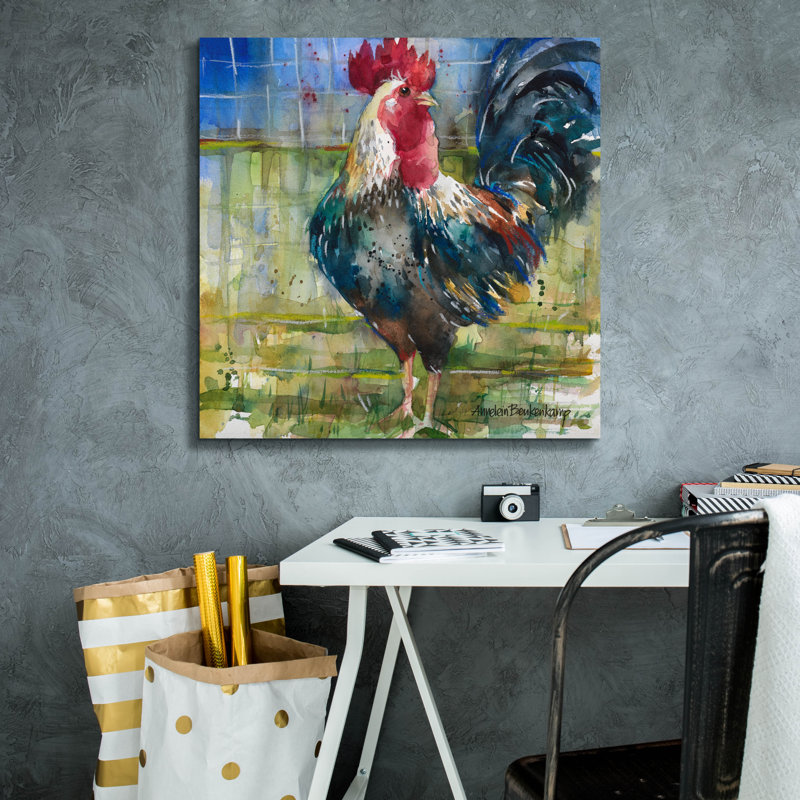 «August Fencey» par Annelein Beukenkamp, August Grove, H 26 po x l 26 po x P 1,5 po