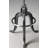 Istrate Glossy Iron Revolving Bar Stool-1888951186