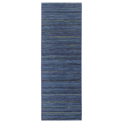 Lotus Flatweave Blue Rug