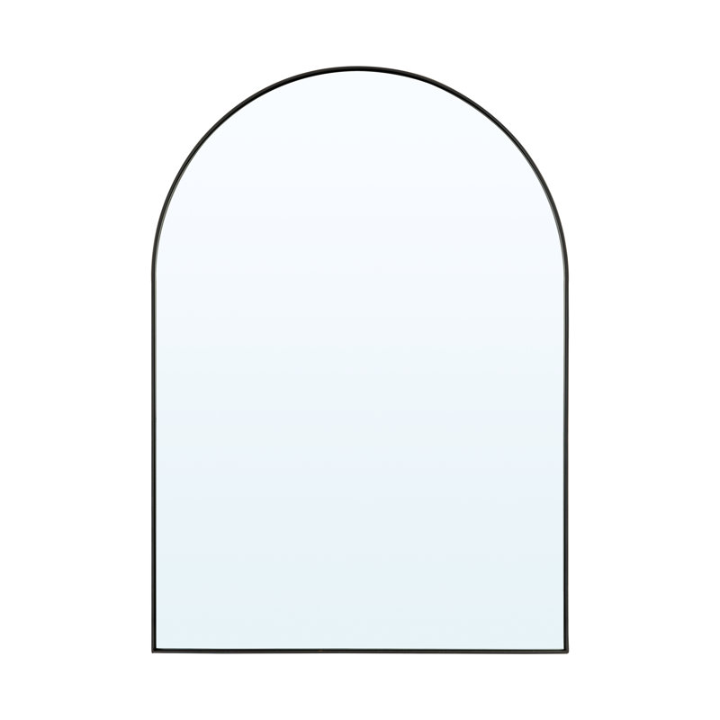 Arch Metal Wall Mirror (50 x 70cm), Black