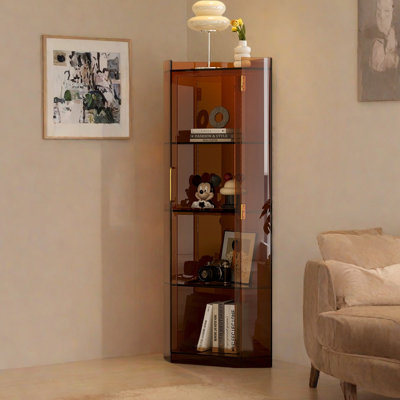 Armoire d'angle en acrylique