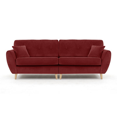 Rafe 4 Seater Velvet Sofa