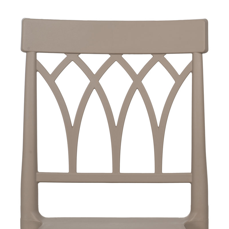 Patio Dining Side Chair, Brown