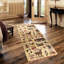 2,58 pi x 7,25 pi Le tapis en polypropylène ajoute de la chaleur à la maison de 2 pi 7 po x 7 pi 3 po Tapis avec motifs de montagne, polypropylène-574675734