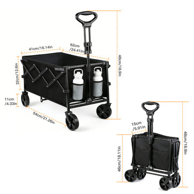 Heavy Duty Outdoor Collapsible Garden Carts