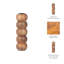 Bois, porte-votive nervuré, naturel, cylindre-417410210-403676313