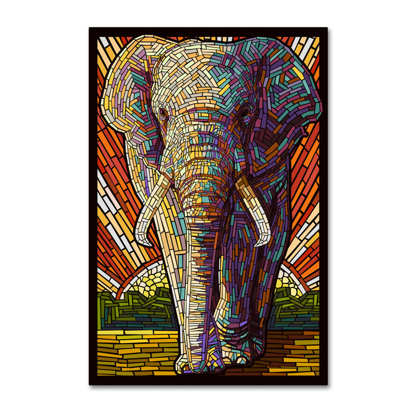 «Animal 13» par Kadey, impression sur toile, H 19 po x l 12 po x P 2 po