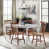 White Table with Brown  Chairs is unavailable