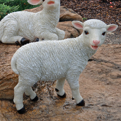 Animals Water Resistant UV Resistant Plastic Garden Statue