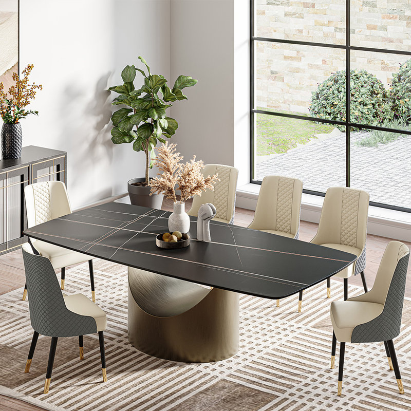 Ensemble repas pour 6 personnes , H 29,53 po x l 70,87 po x P 35,43 po
